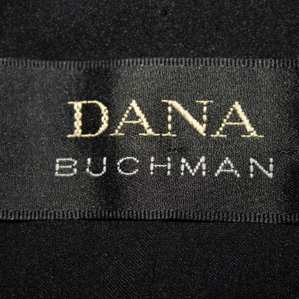 Dana Buchman Sz 12 Black Bronze Lined Studded 100% Leather Poly Lined Corset Top - Picture 9 of 16